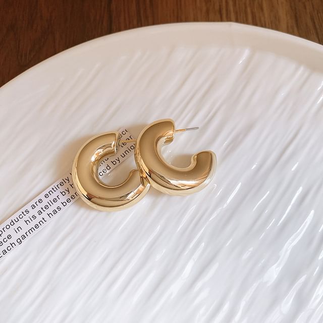 Plain (Various Earring Alloy Hoop Designs)