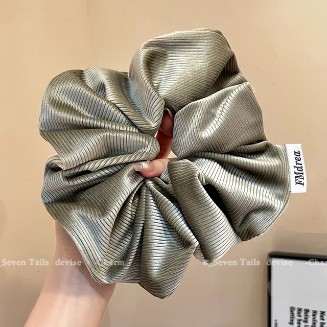 Lettering Label Scrunchie