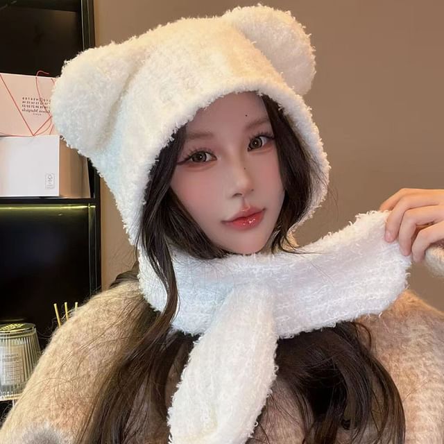 Knit Ear Bear Balaclava