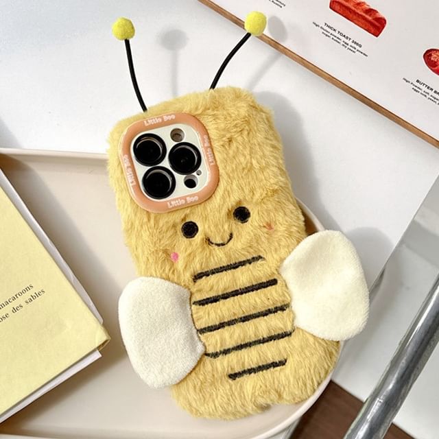 Phone Chenille Bee Case