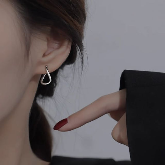 Alloy Hoop Earring Irregular