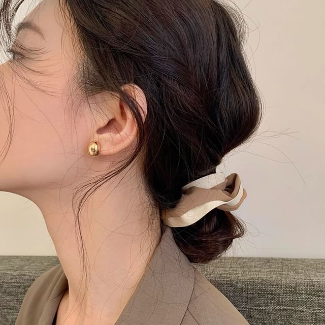 Alloy Stud Polished Earring