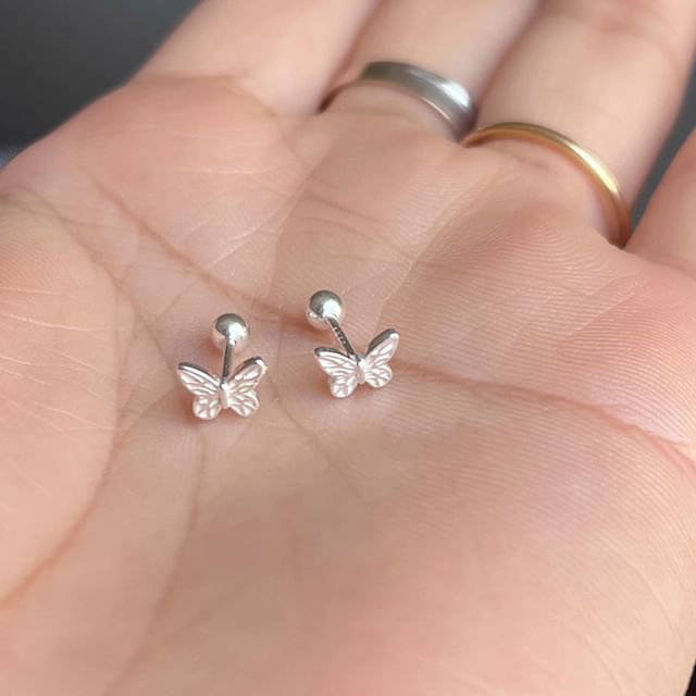 Alloy Ear Jacket Butterfly