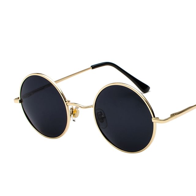 Round Metal Frame Sunglasses