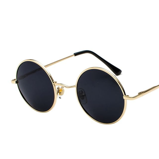 Round Metal Frame Sunglasses