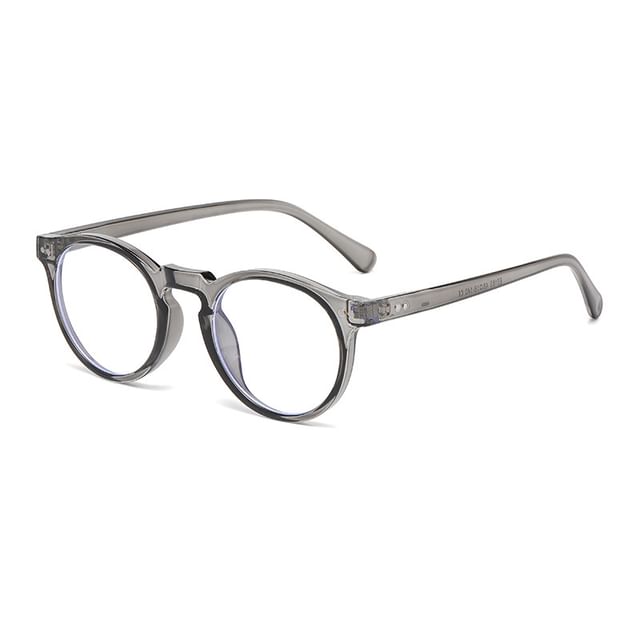 Round Light Blocking Blue Eyeglasses