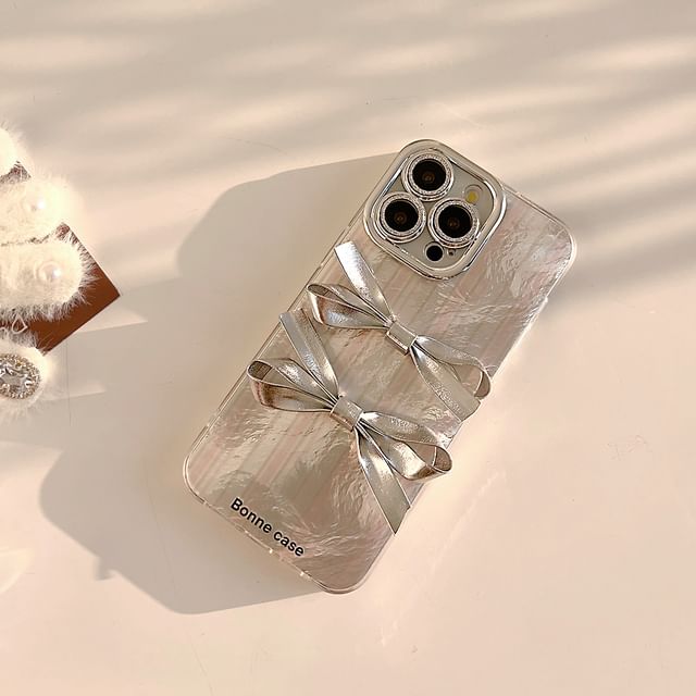 Phone / Case Faux Ribbon Pearl Set Strap