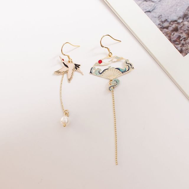 Designs) (Various Earring Crane Dangle Alloy