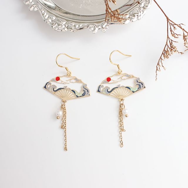 Designs) (Various Earring Crane Dangle Alloy