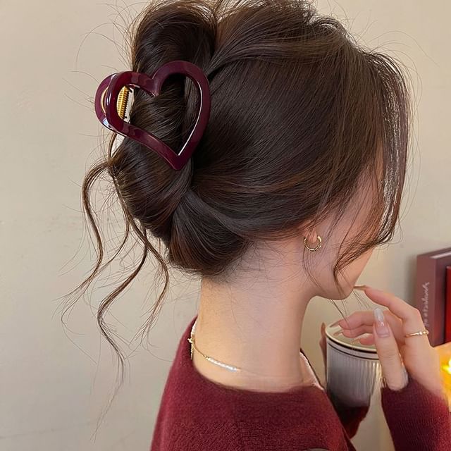 Hair Heart Plain Claw