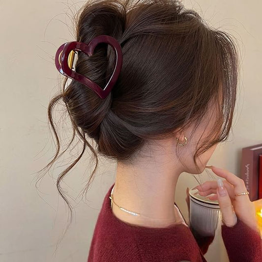 Hair Heart Plain Claw