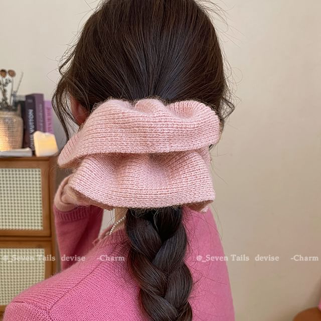 Scrunchie Knit Plain