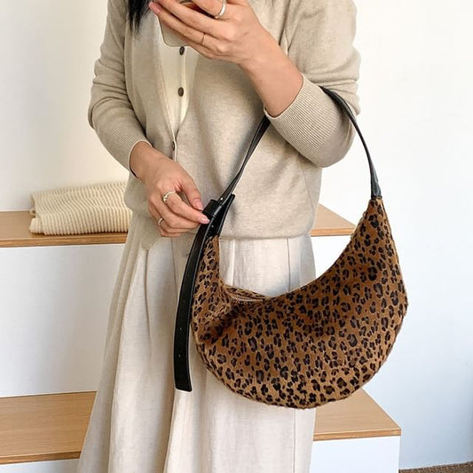 Print Shoulder Bag Leopard
