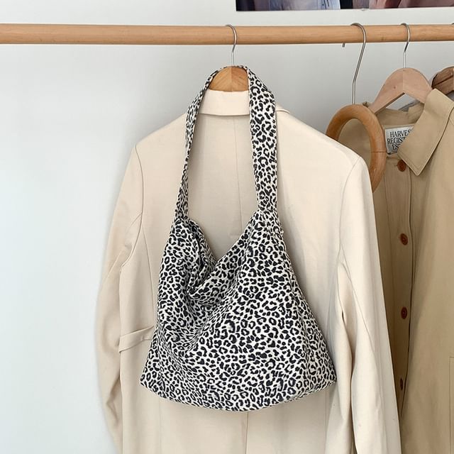 Print Leopard Tote Bag