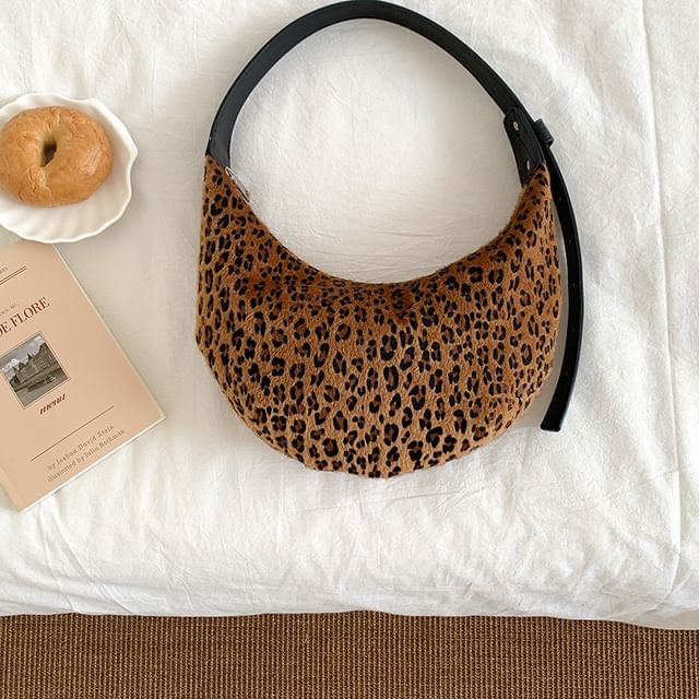 Print Shoulder Bag Leopard