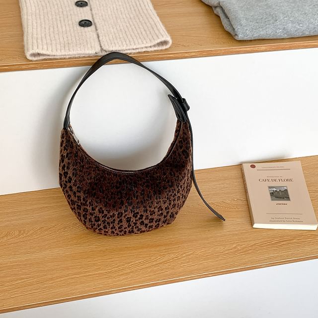 Print Shoulder Bag Leopard
