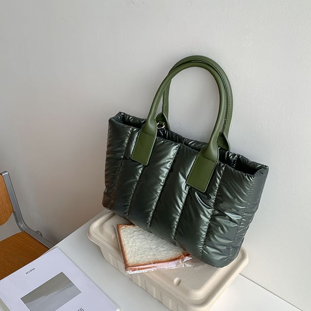 Bag Tote Ribbed Plain