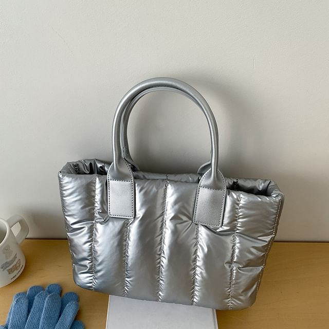 Bag Tote Ribbed Plain