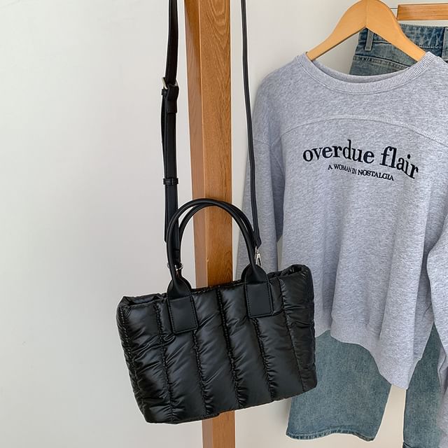 Bag Tote Ribbed Plain