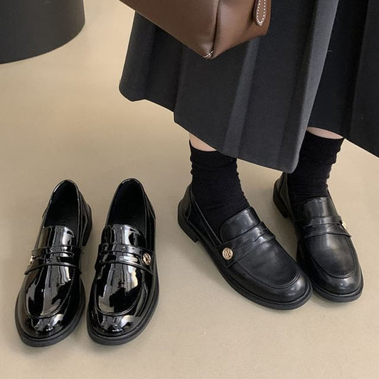 Loafers Patent Faux Leather / Penny