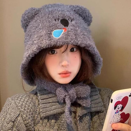 Hat Koala Bonnet Knit