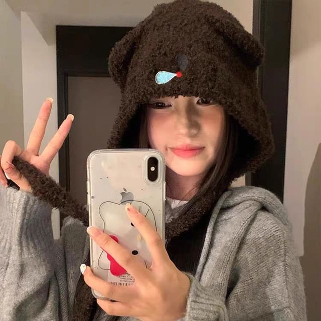 Hat Koala Bonnet Knit