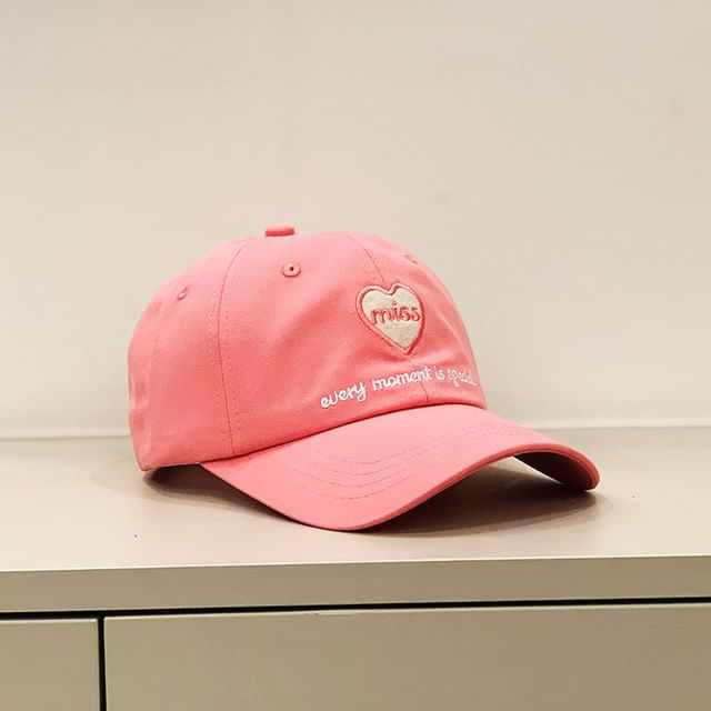 Heart Cap Embroidered