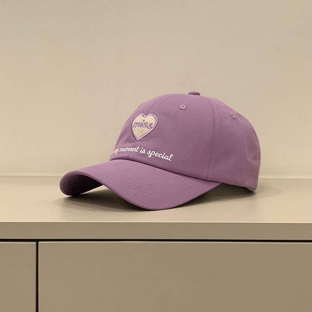 Heart Cap Embroidered