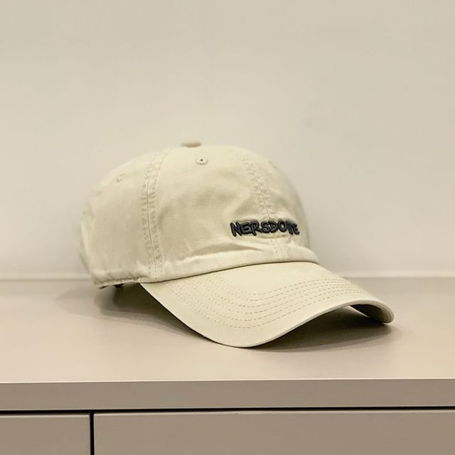 Cap Letter Embroidered