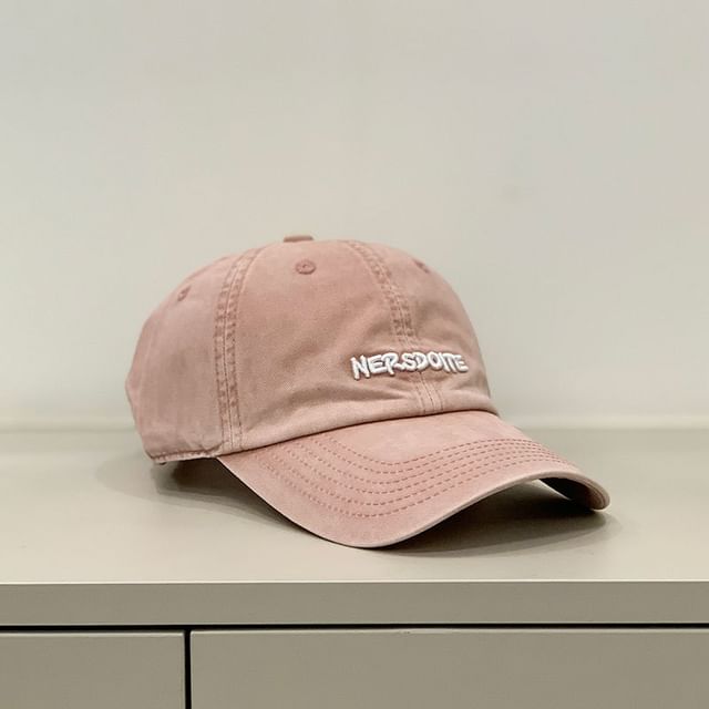 Cap Letter Embroidered