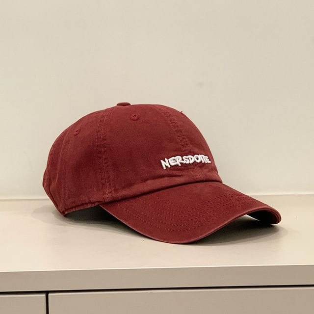 Cap Letter Embroidered