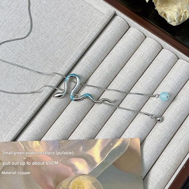 Necklace Pendant Alloy Lariat Snake