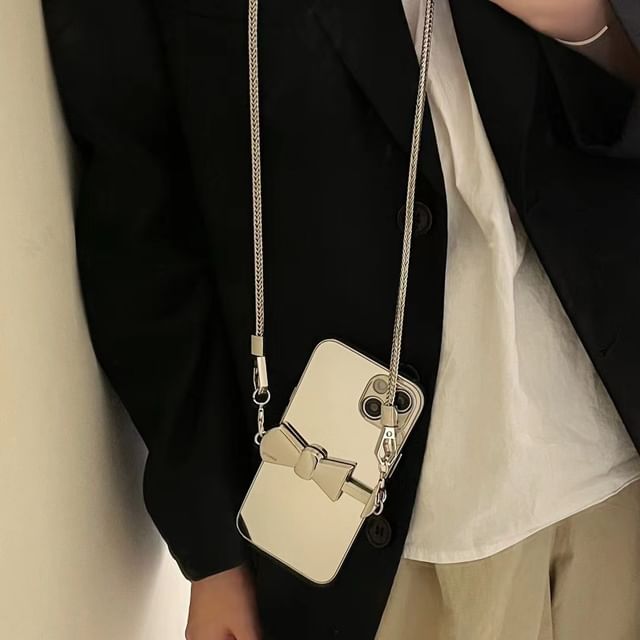 Set Mirrored Lanyard Case On Clip / Strap Phone