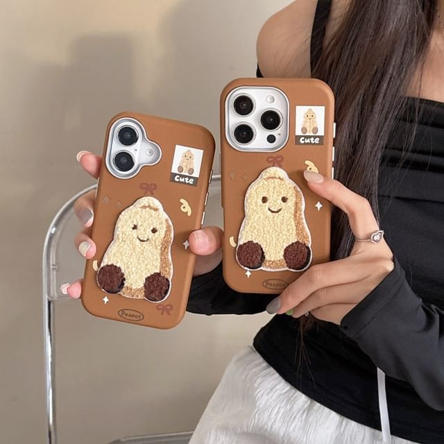 Phone Peanut Case Embroidered