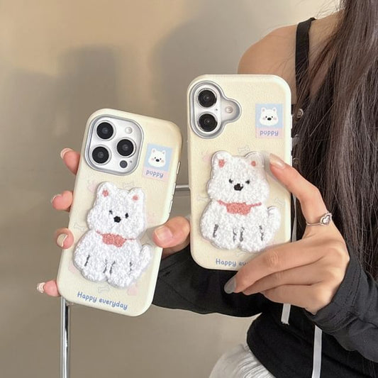 Embroidered Phone Case Dog