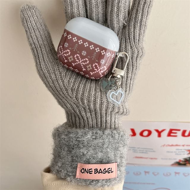 Skin AirPods Pro / Charm Case Bow Earphone Set