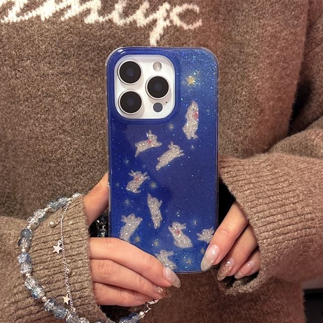 / Strap Set Rabbit Phone Case