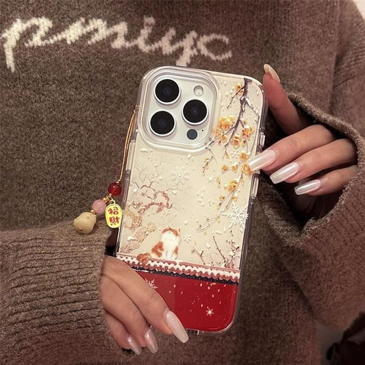 Case Phone Set Cat Charm /