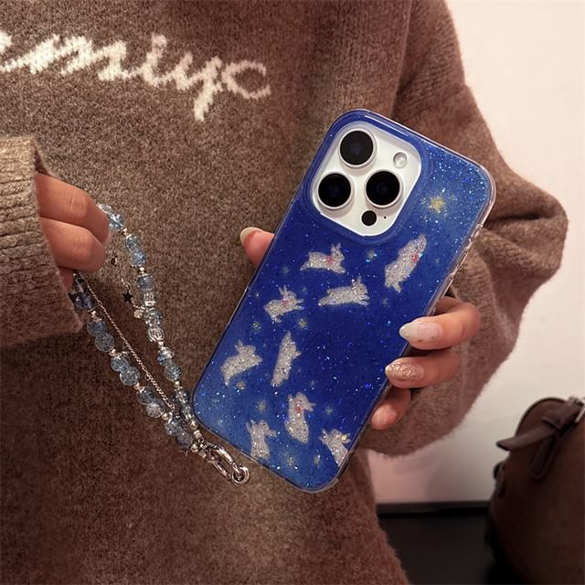 / Strap Set Rabbit Phone Case