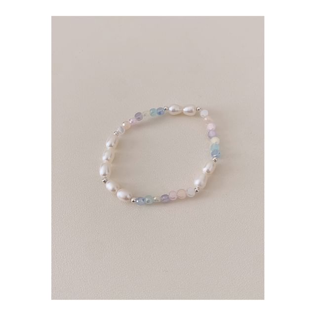 Beaded Silver Bracelet Sterling