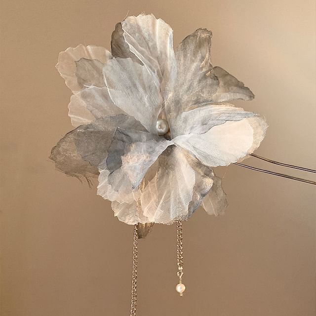 Mesh Pin Flower Hair