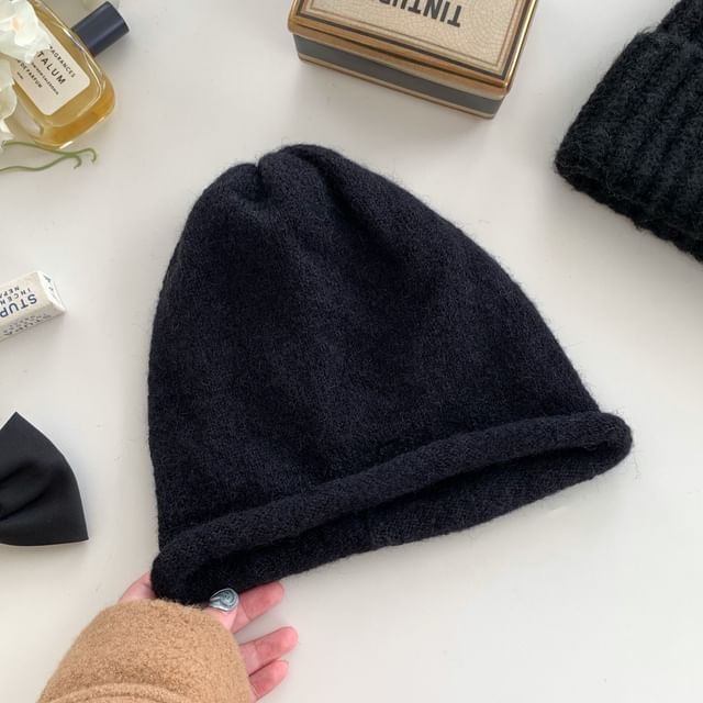 Plain Beanie Knit
