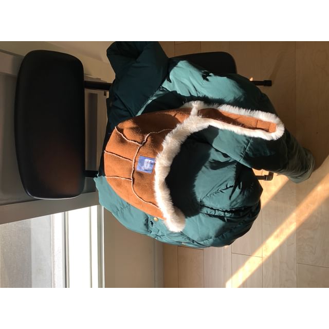 Trapper Plain Trim Fluffy Hat Applique