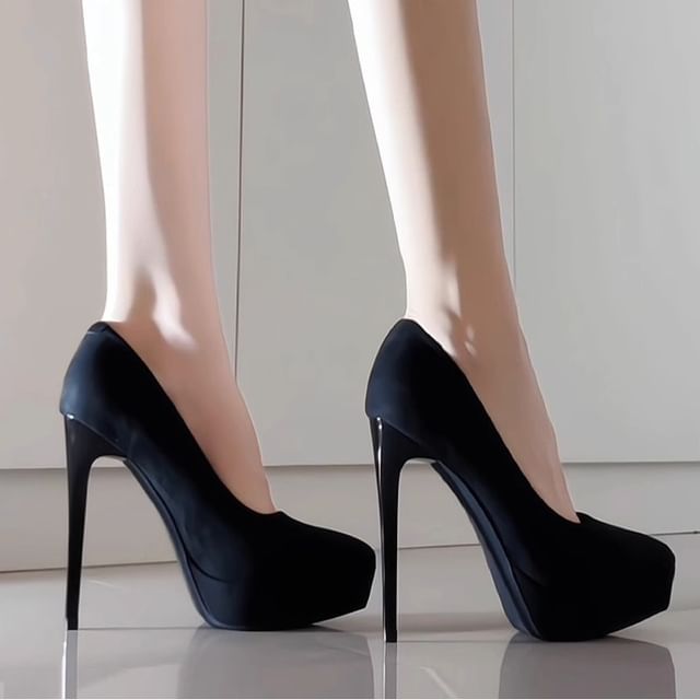 Platform Stiletto Pumps Heel