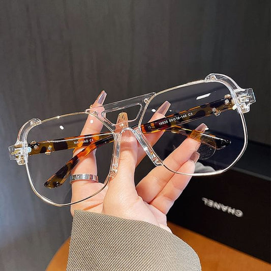 Glasses Frame Aviator Half