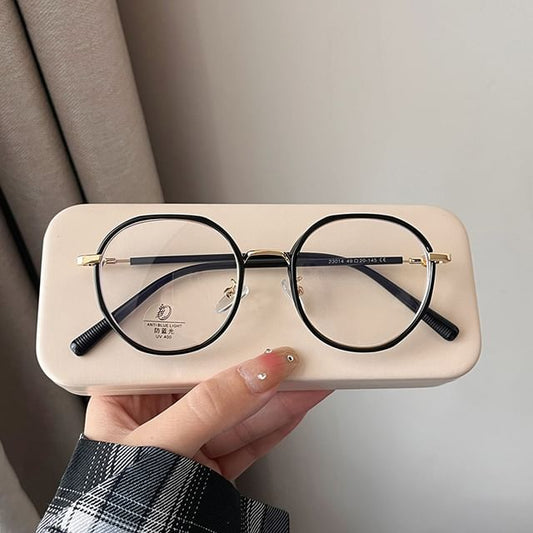 Eyeglasses Thin Frame Round