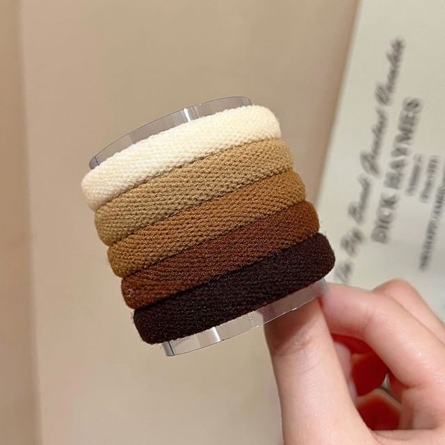 5: Tie Hair of Set Plain