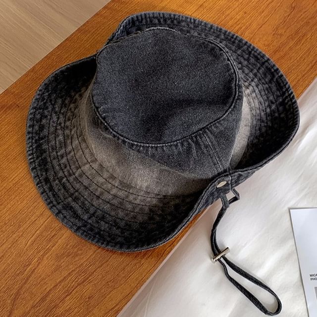 Washed Denim Hat Boonie
