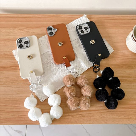 Phone Case Floral with Strap