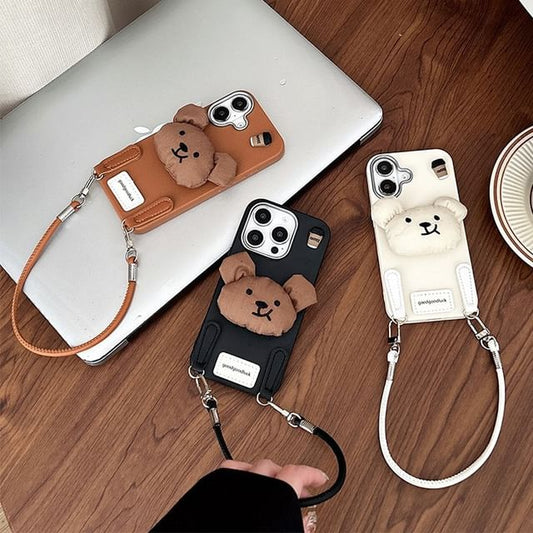 Strap Phone Puffed Bear Case with